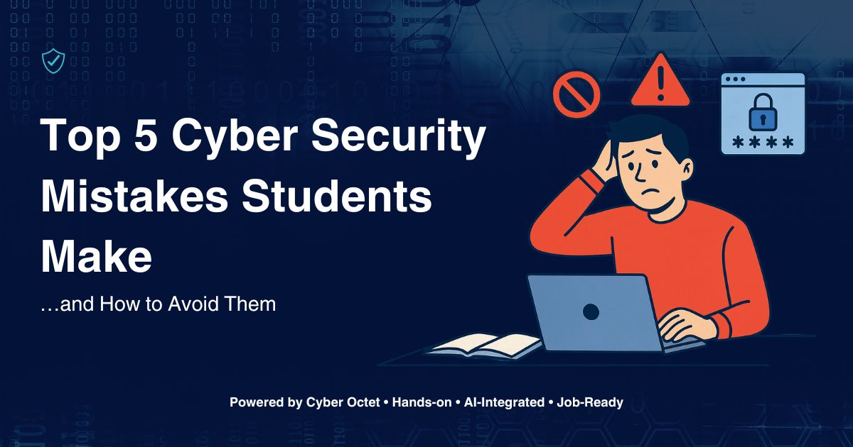 Top Mistakes Students Make While Learning Cyber Security